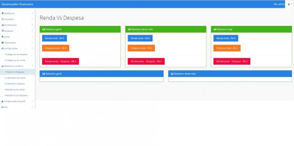 Sistema para Controle Financeiro Responsivo - Imagem 5
