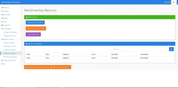 Sistema para Controle Financeiro Responsivo - Imagem 6