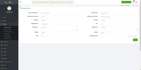 Sistema de Gestão ERP - Imagem 2