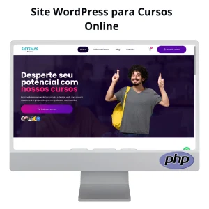 Site Wordpress para Cursos Online