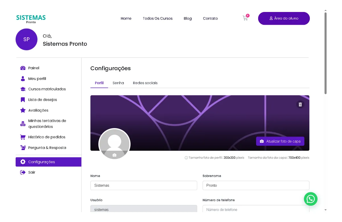 Site Wordpress para Cursos Online - Imagem 4
