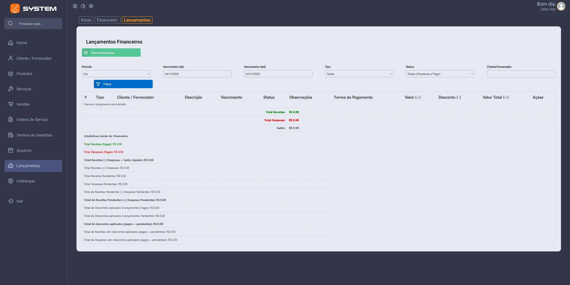 Sistema de Ordem de Serviço para Assistência em PHP - Imagem 2
