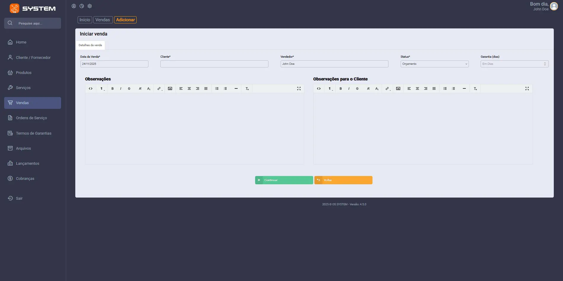 Sistema de Ordem de Serviço para Assistência em PHP - Imagem 5