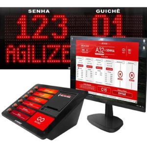 Sistema de Atendimento Sem Fio com Impressora Senha e Painel